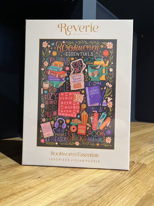 Bookworm Essentials 1000 piece jigsaw puzzle by Reverie